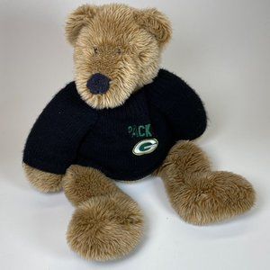 Plush Green Bay Packer Bear Football Sweater Packer Pro Shop Design Go Pack Go